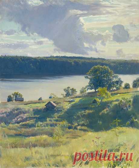 Художник — Дмитрий Белюкин.

«Валдай. Солнечное облако» (2003)