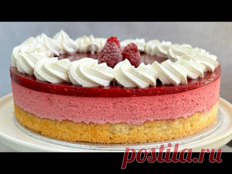 Потрясающий десерт, легкий, свежий и простой в приготовлении! Малиновый мусс | Малиновый баварец!