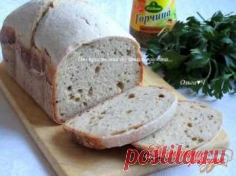 Сметанный хлеб с горчицей и ржаной мукой