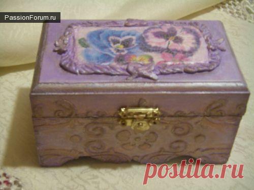 декор+декупаж / Декупаж. Работы пользователей / PassionForum - мастер-классы по рукоделию