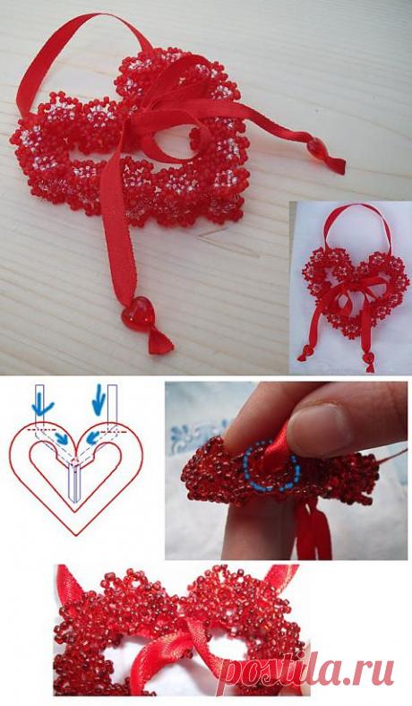 ВАЛЕНТИНКА "БАРХАТНОЕ СЕРДЦЕ" VELVET HEART.