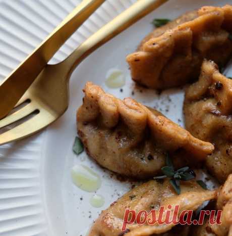 Равиоли с грибами и сыром, на гречневой муке • Dolce Vita Blog