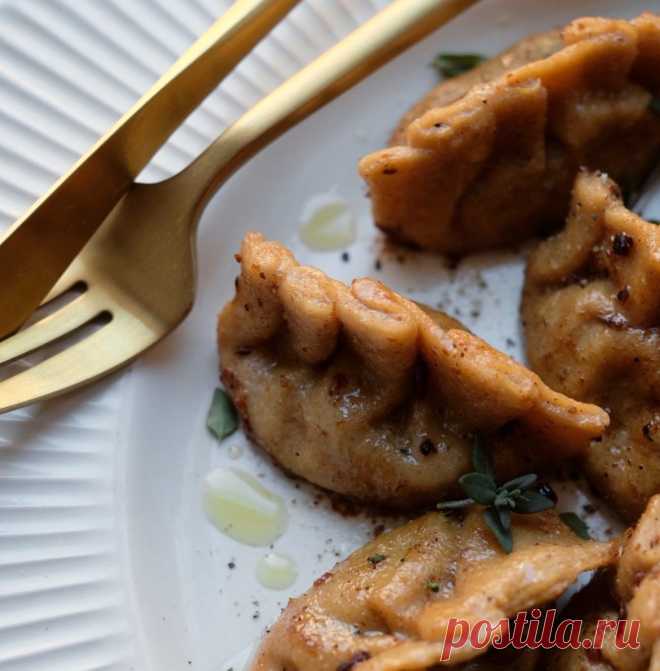 Равиоли с грибами и сыром, на гречневой муке • Dolce Vita Blog