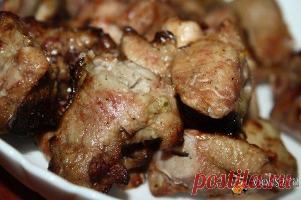 Острый свиной шашлык в маринаде из айрана Острый свиной шашлык в маринаде из айрана получается сочным, мягким, ароматным и очень вкусным. Грядет сезон шашлыков, я советую попробовать приготовить такой шашлык. У меня был свиной окорок - не лучшее мясо для шашлыка, но благодаря маринаду блюдо получилось отменным!