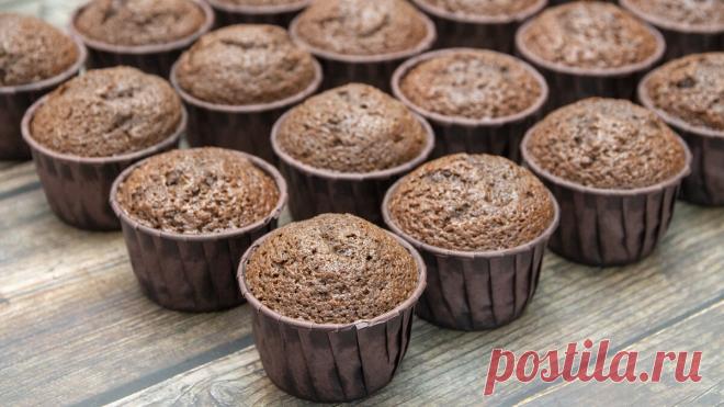 Вместо тортов готовлю шоколадные капкейки 