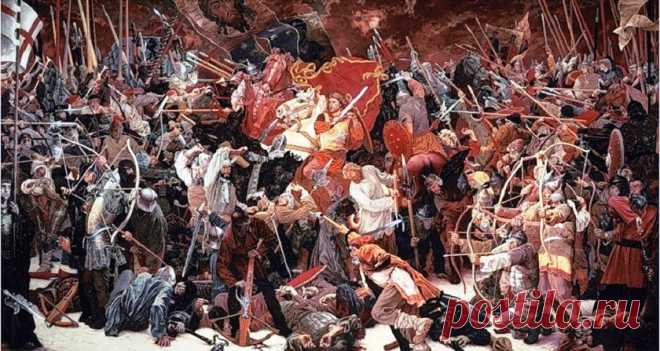 18 апреля 1242 года русские войска князя Александра Невского полностью разгромили немецких рыцарей на Чудском озере.
