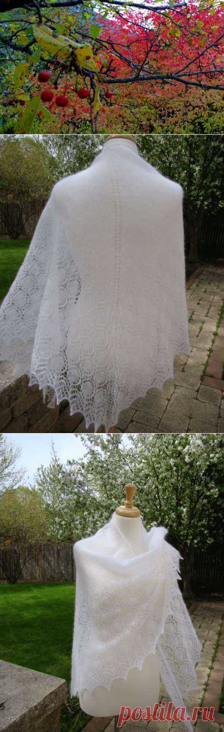 Dew Drops shawl. (шаль)