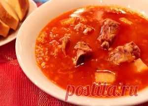 Суп с булгуром и копчеными ребрами / Мясные супы / TVCook: пошаговые рецепты c фото