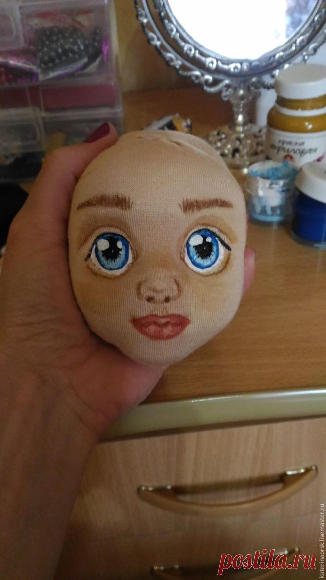 Шьем текстильную куклу с объемным лицом.МК. Часть 1