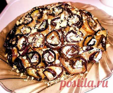 Закусочные  баклажаны с чесноком, орехами и пармезаном &amp;raquo; Жрать.ру
