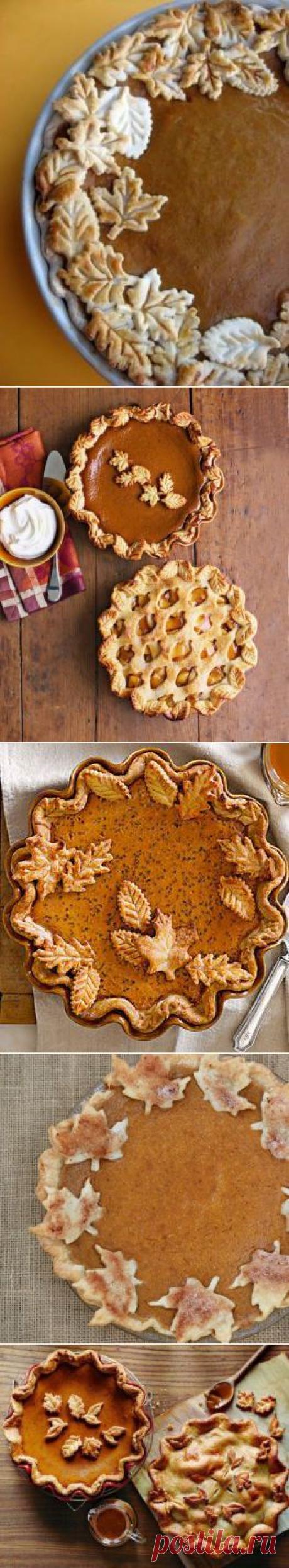 Украшаем пироги лепкой из теста