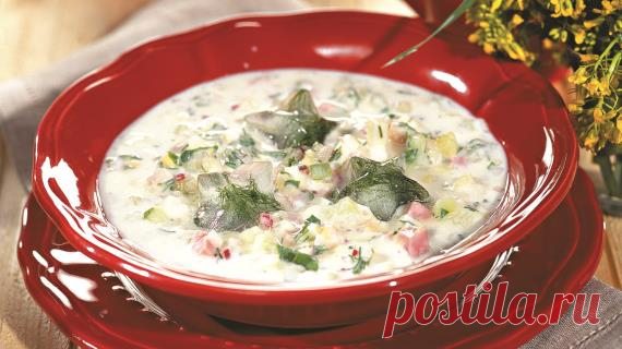 Окрошка на кефире. Пошаговый рецепт с фото на Gastronom.ru