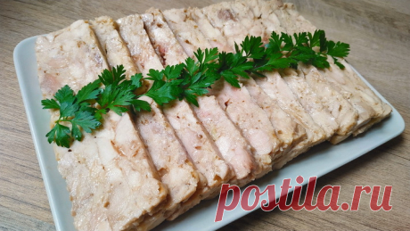 Куриная ветчина без желатина