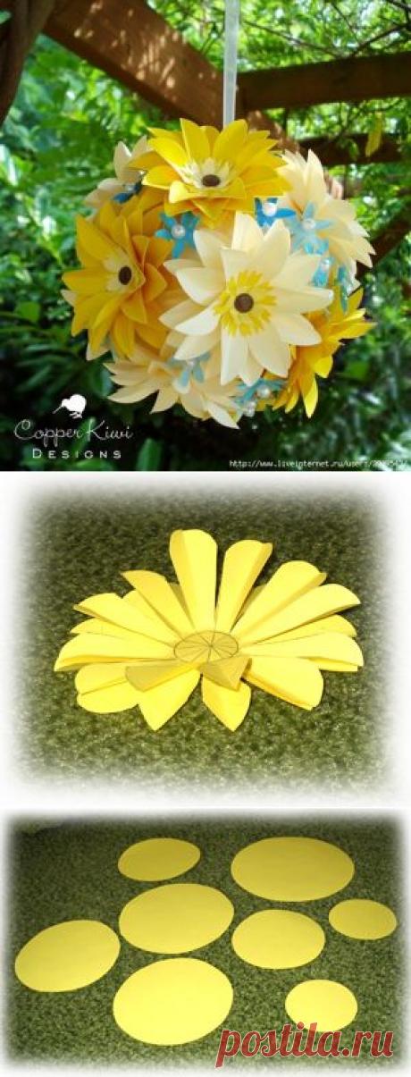 Цветы из бумаги