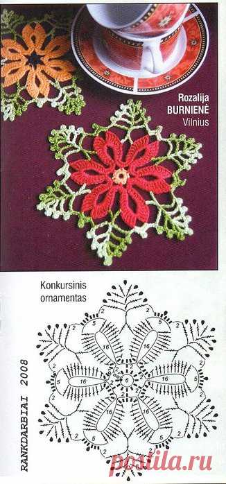 Топ с ромашками или подстаканики