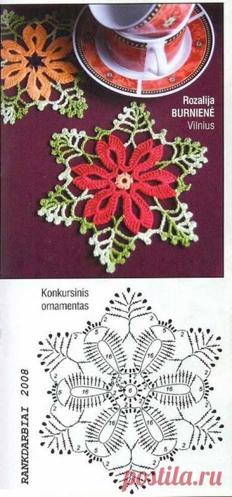 Топ с ромашками или подстаканики
