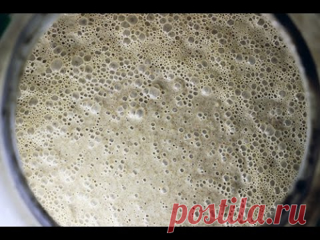 Приготовление закваски для выпечки хлеба