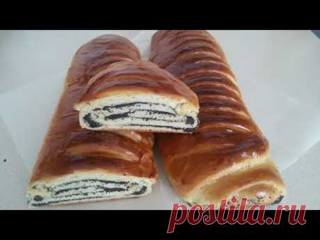 АРОМАТНЫЙ РУЛЕТ С МАКОВОЙ НАЧИНКОЙ.