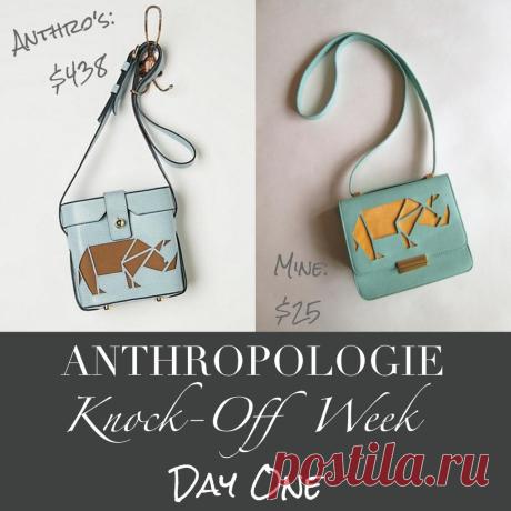 Rhino Crossbody Bag : Anthro Knock-Off Week Day 1 | Confessions of a Secret Crafter
