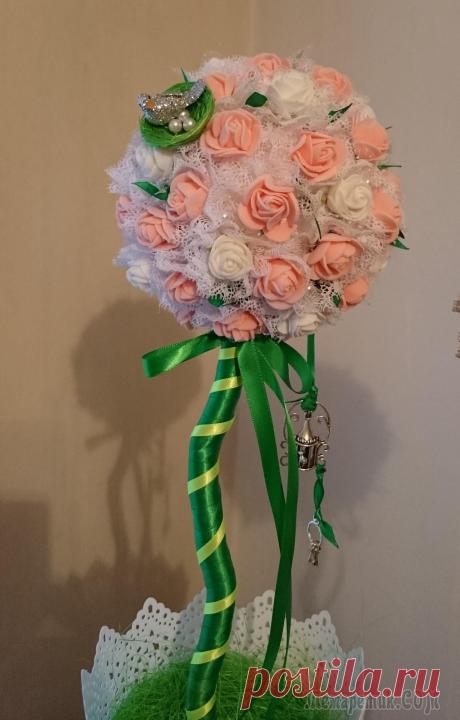 Деревце - &quot;Рафаэлло&quot; ( хоть и без конфет)))))))