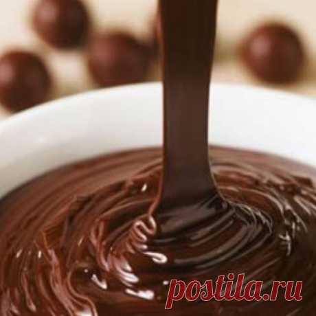 Как приготовить вкусную шоколадную глазурь.