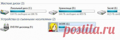Как украсить флешку красивой иконкой и узнать что на ней вирус?