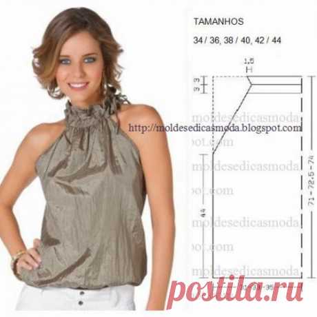 3 БЛУЗКИ С ПРОСТЫМИ ВЫКРОЙКАМ