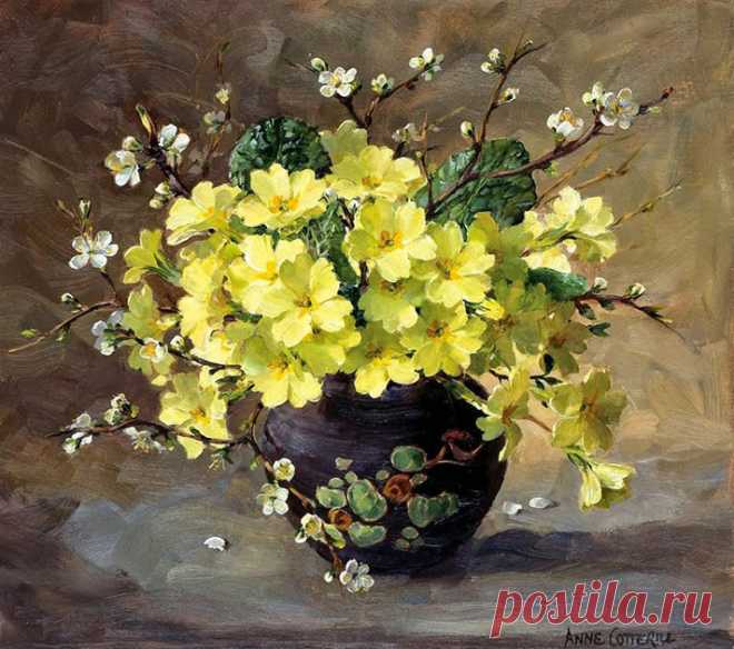 Вечная весна в натюрмортах Anne Cotterill - Ярмарка Мастеров - ручная работа, handmade