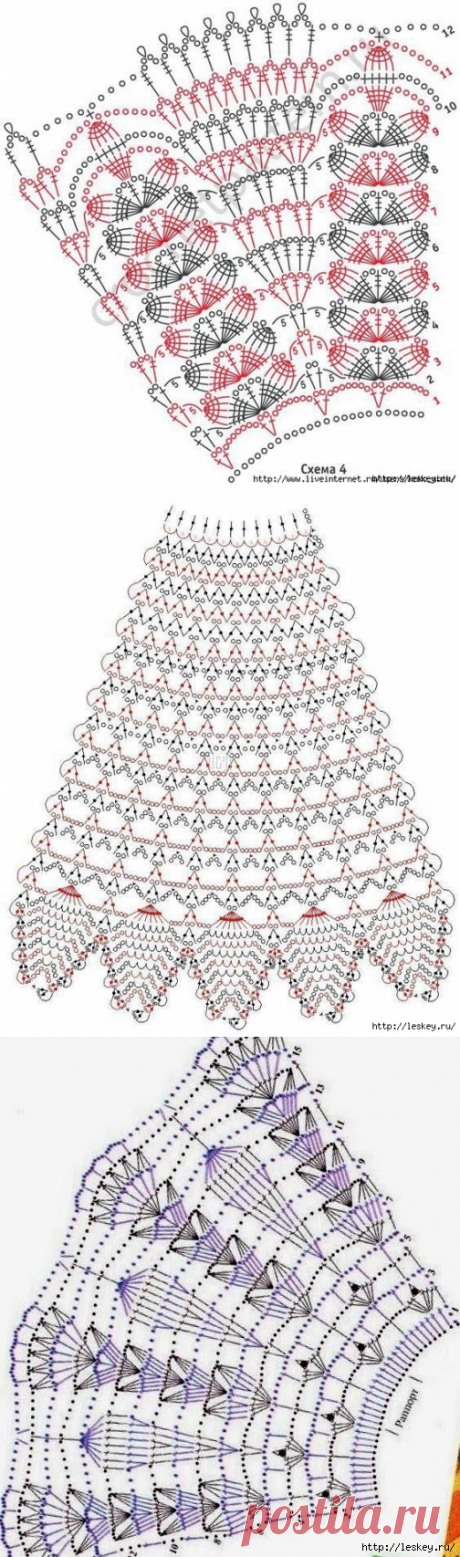 Схемы для юбок.