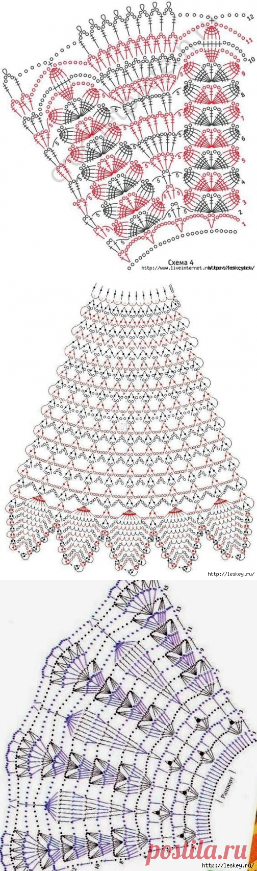 Схемы для юбок.