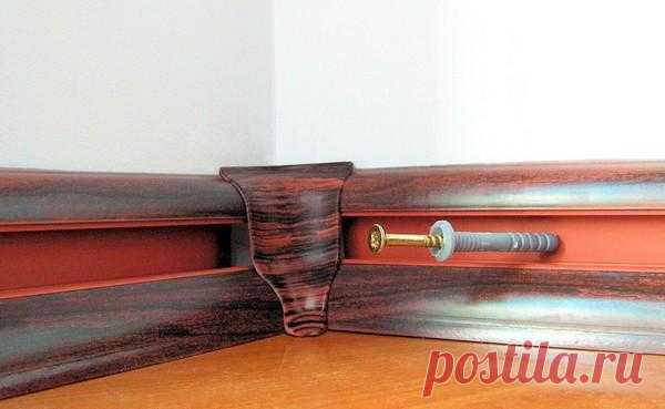 Секреты крепления плинтуса к бетонной стене