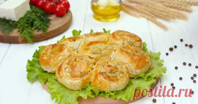 Пирог с брынзой