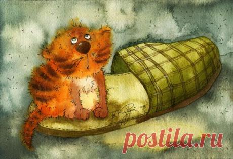 Солнечно-акварельные коты Виктории Кирдий