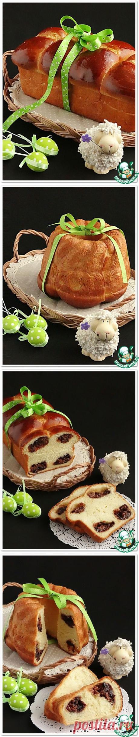 Пирог из булочек с черносливовой начинкой - кулинарный рецепт
