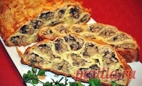 Пирог с мясом "Монастырская изба"