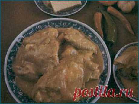 Говядина в сметанном соусе (Лицуклибже) | Кавказская кухня