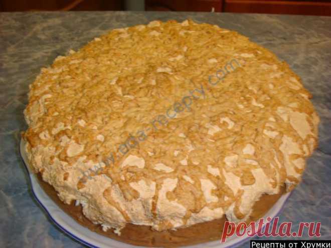 Кулинарный рецепт Яблочный торт с безе с фото