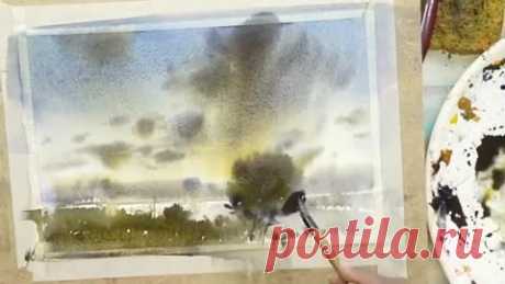 Пейзаж акварелью | ARTLIFE MOSCOW | Дзен