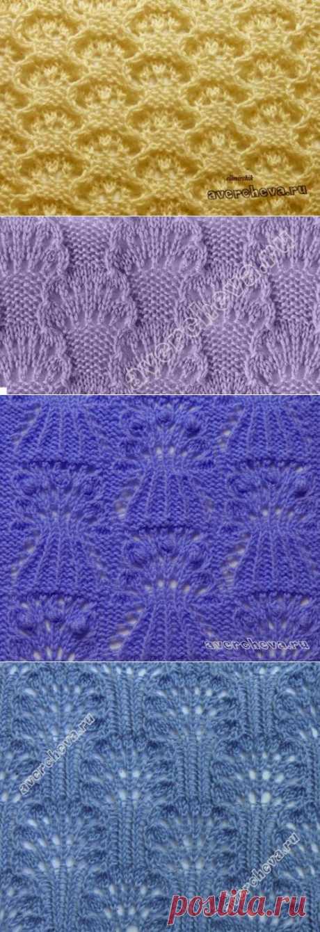 УЗОРЫ ДЛЯ ВЯЗАНИЯ. Кустики | Домохозяйки