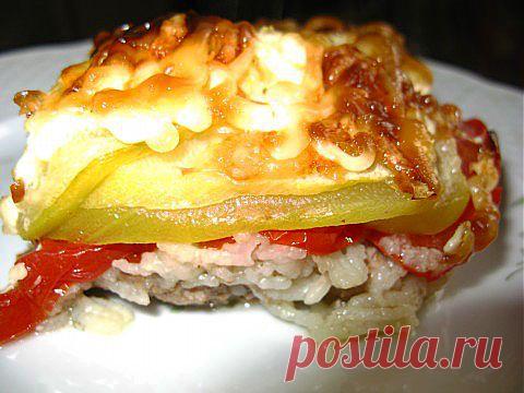 Запеканка из кабачков с мясом | Четыре вкуса