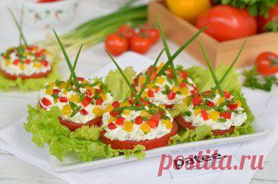 Закуска из помидор Калейдоскоп - рецепт с фотографиями