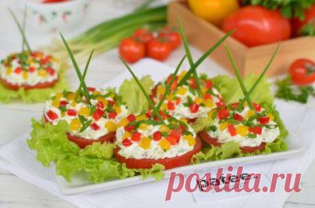 Закуска из помидор Калейдоскоп - рецепт с фотографиями