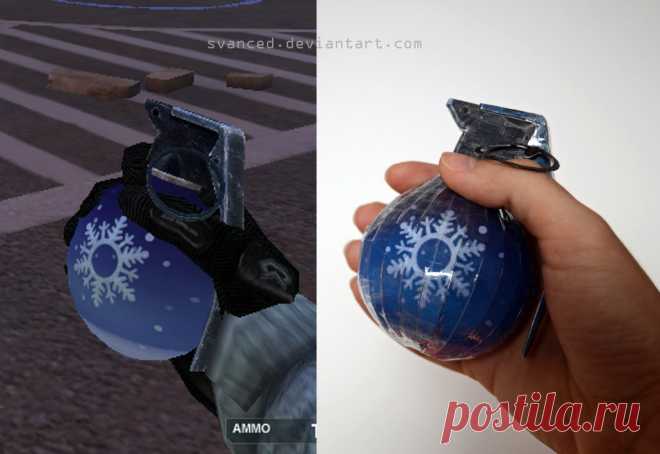 Crossfire Snow grenade Papercraft 2 A grenade from the game Crossfire. Difficulty: easy Original model: Crossfire(G4box Inc,Smilegate Inc,Neowiz Corp) Copyright to < for model. More grenades:fav.me/d9piw3j Download: www.mediafire....