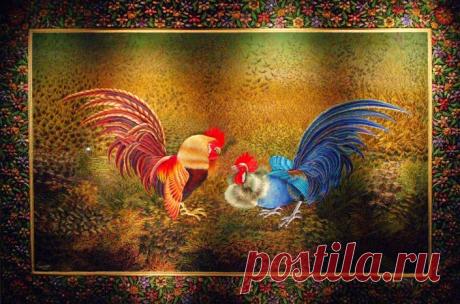 Объемные вышивки Шамсуддина из Агры