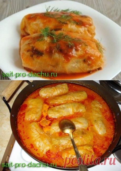 Рецепт голубцов из капусты с фаршем и рисом