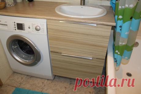 Столешница в ванной своими руками
