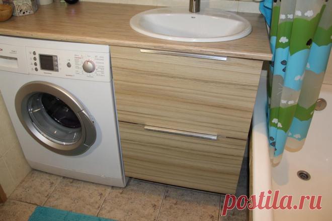 Столешница в ванной своими руками