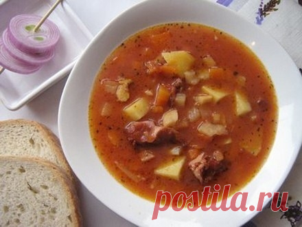 Как приготовить суп с фасолью на свиных ребрышках - рецепт, ингридиенты и фотографии