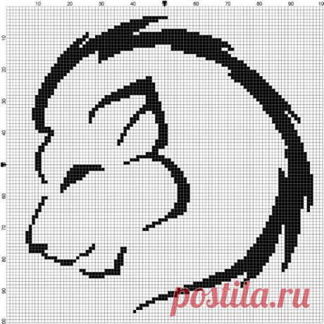 Gallery.ru / Фото #53 - Дикие животные (схемы) - Olgakam