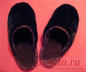 Мастер-класс: домашние тапочки с выкройкой | Шкатулка